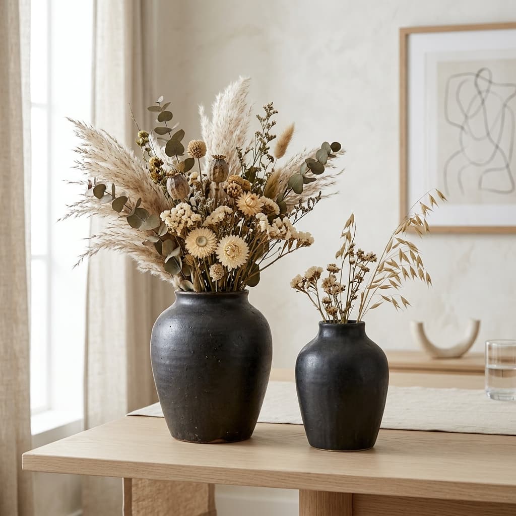 Duo de vases minimalistes
