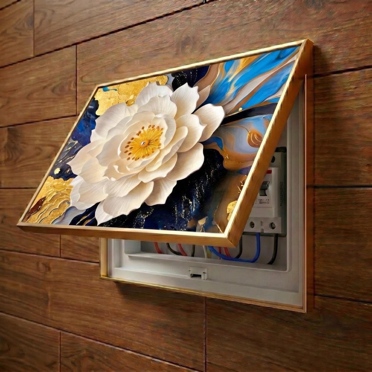 Triptyque lignes modernes