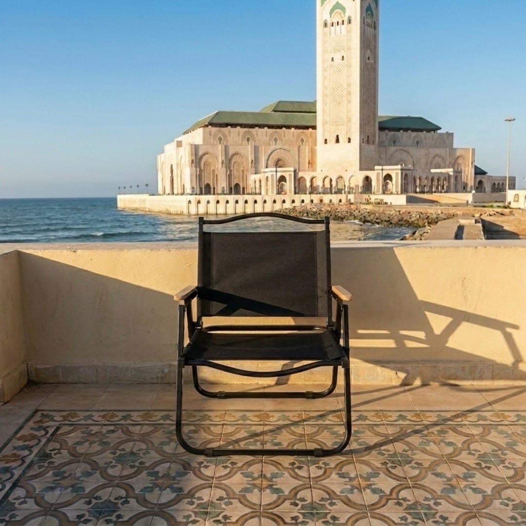 Chaise basse pliante de plage
